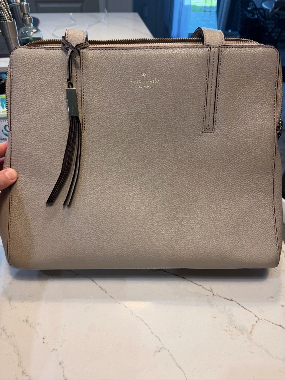 Kate spade medium grey bag